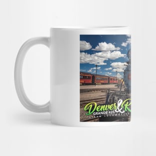 Denver and Rio Grande 425 Steam Locomotive at Antonito Colorado Mug